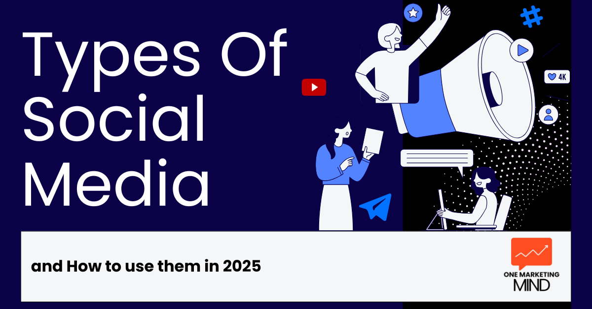 Types of Social Media and how to use them in 2025