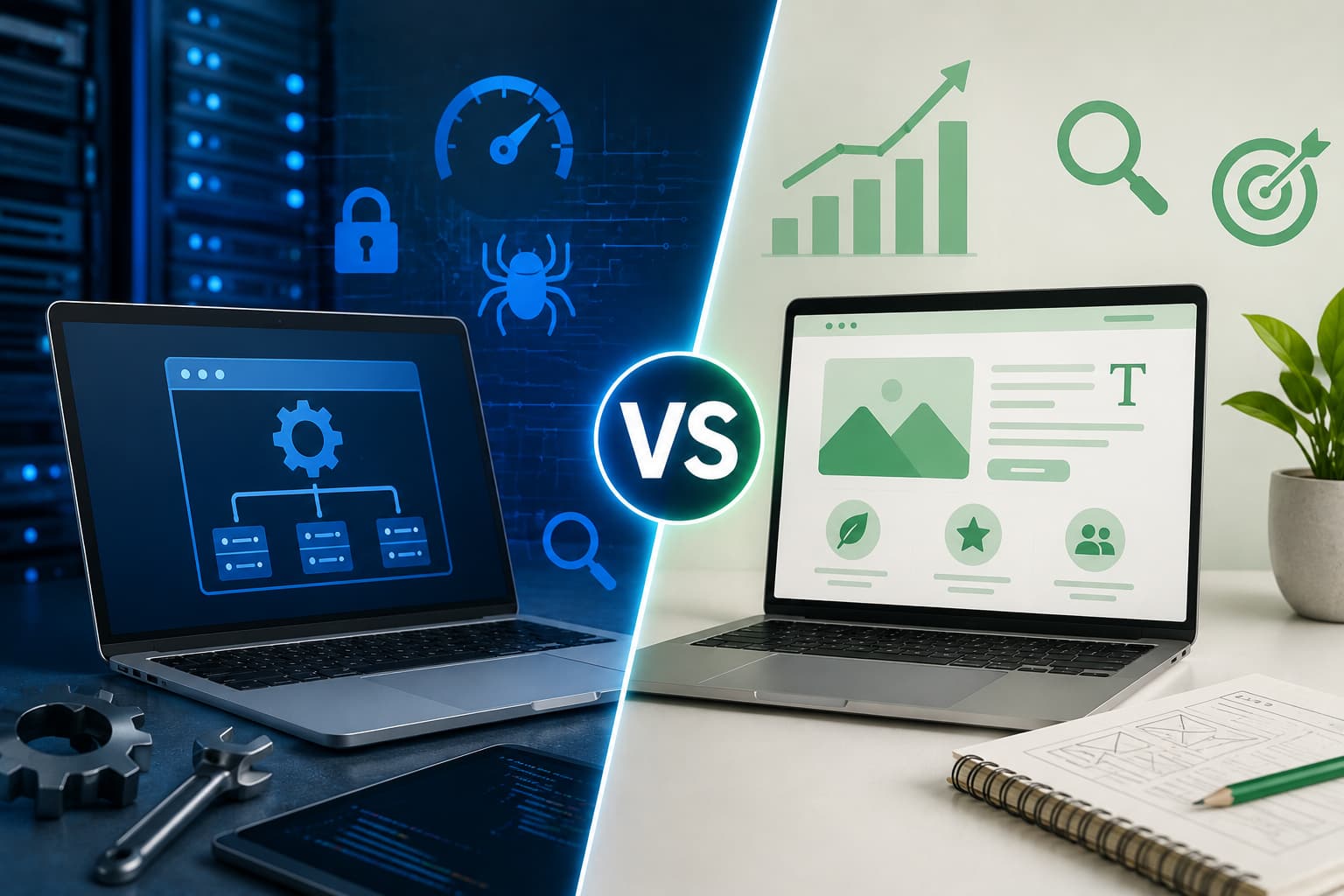 Technical SEO vs On-Page SEO Difference